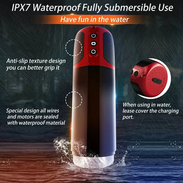 ESVOW Automatic Male Masturbators Cup Sex Toys with 7 Sucking & 7 Rotating Modes & Voice Function Full Waterproof Stroker Adult Toy for Men Self-Pleasure Masturbation