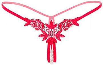Women Panties Low Waist Thongs Underwear Panties Lingerie for Women for Sex, Womens Sexy Pendant Pearl G String