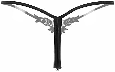 Women Panties Low Waist Thongs Underwear Panties Lingerie for Women for Sex, Womens Sexy Pendant Pearl G String