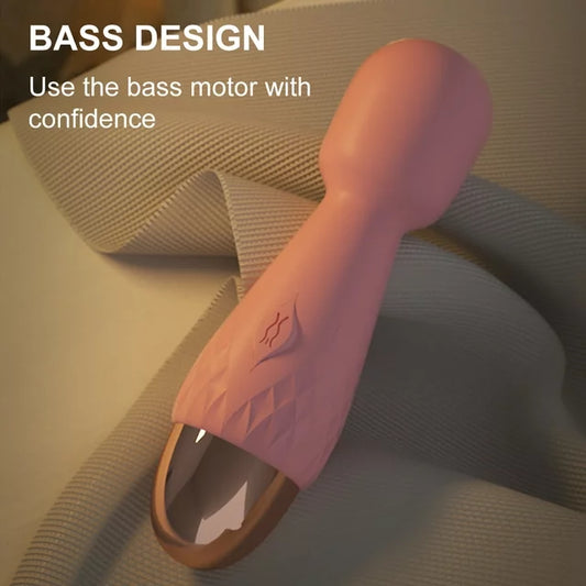 Rechargeable Mini Vibrators and Adult Sex Toys for Women and Couples, Clitoris Stimulator Massager, Small Vibrator with 10 Vibrating Modes, Pi