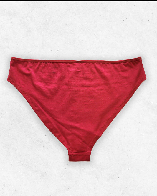 Plus Size Underwear Cheeky Hipster. Red Hipster plus size BIG GIRL
