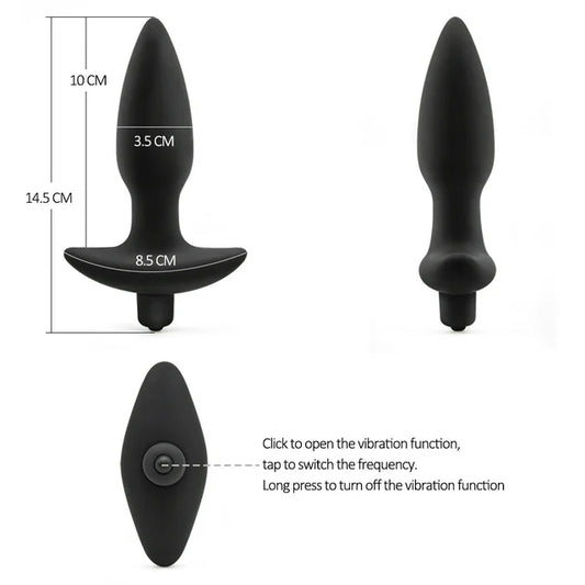 Sex Vibrator Prostate,Vibrating Butt Plug Anal Vibrator Sex Toys,Vibrating Anal toys Sex Anal Plug ,Adult Sex Toys butt plug for Women & Men Couples,
